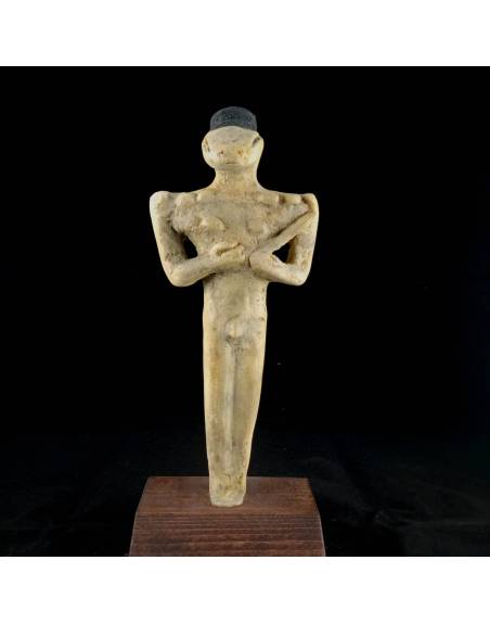 Handmade Enki god statuette replica.